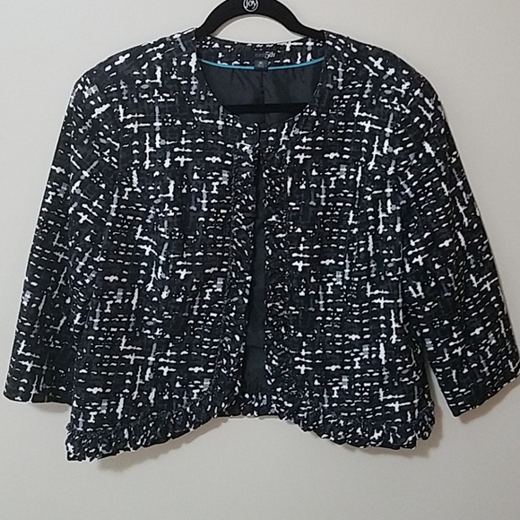 East 5th Jackets & Blazers - east5th Black and White  jacket Sz XL